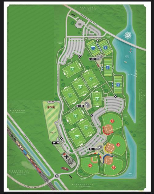 Rail Road Park Map